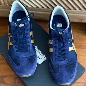 Onitsuka Tiger by Asics California 78 Ex unisex Navy and Gold Sneakers
